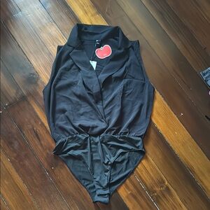 Cider Black Bodysuit